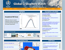 Tablet Screenshot of globalcryospherewatch.org